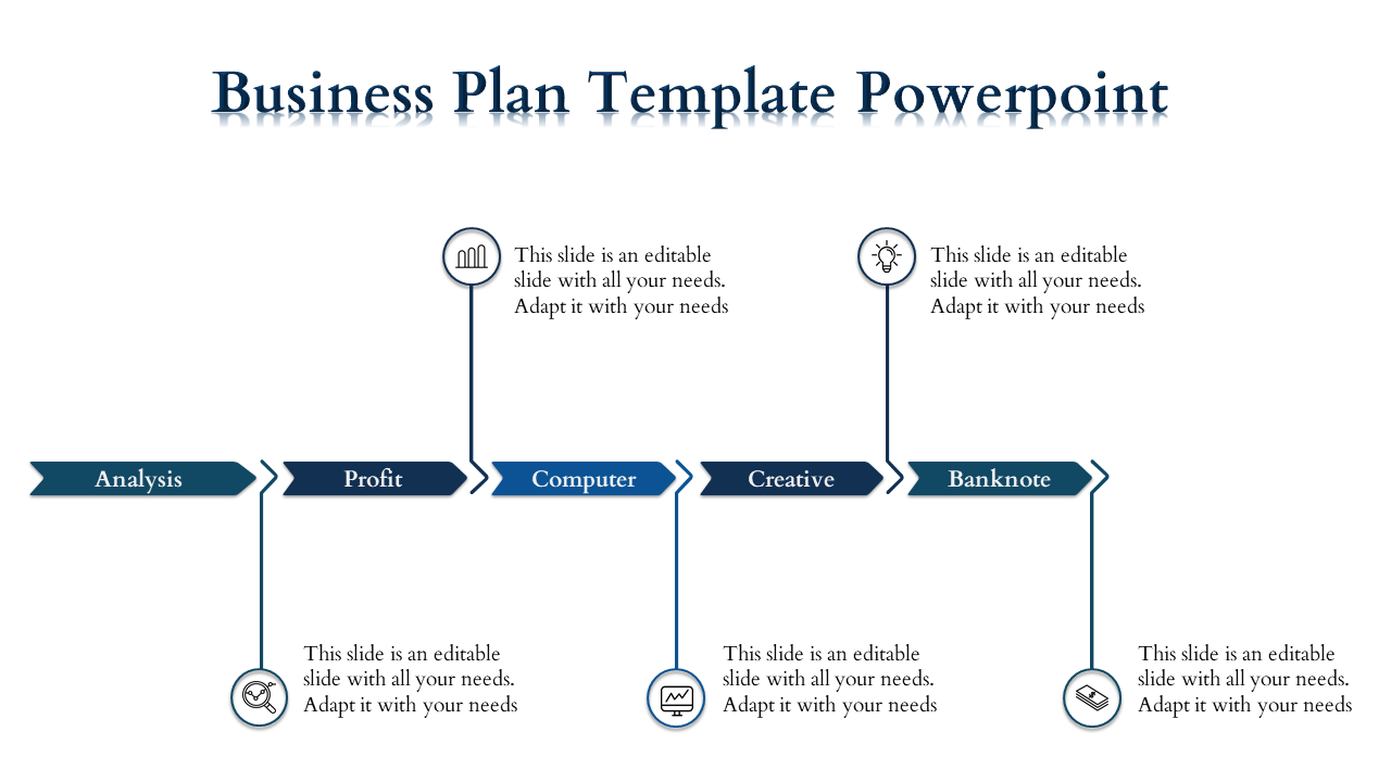 Creative Business Plan PowerPoint Template for Presentation